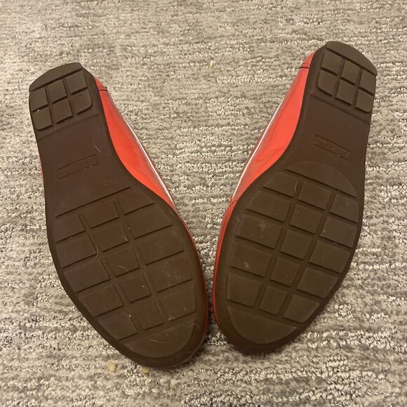 LL Bean Coastal Skimmer Flats Sz 8 Red Coral Waterproof Shoes Flats Slip On - Picture 5 of 7